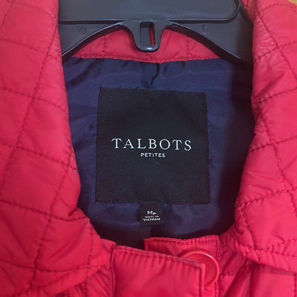 Talbots lightweight quilted coat - Picture 3 of 5